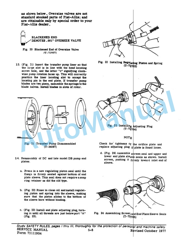 Fiatallis Fuel Injection Pump Service Manual 73111954 3 Fiatallis Fuel Injection Pump Service Manual 73111954 - Image 3