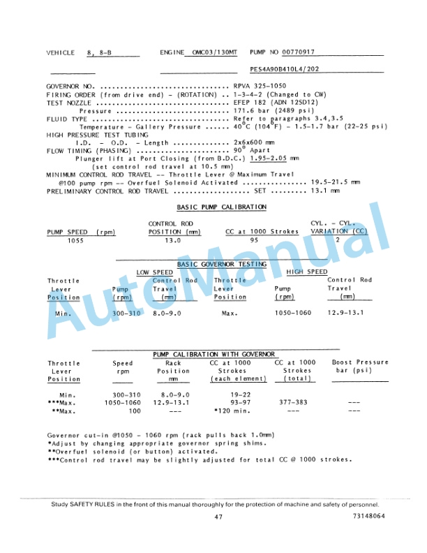 Fiatallis Fuel Injection Pump Service Manual 73148064 5 Fiatallis Fuel Injection Pump Service Manual 73148064 - Image 5