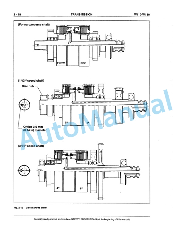 Alternative view of Fiatallis FW110, FW130 Wheel Loader Service Manual 60402223