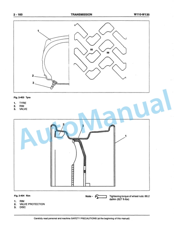 Fiatallis FW110, FW130 Wheel Loader Service Manual 60402223 4 Fiatallis FW110, FW130 Wheel Loader Service Manual 60402223 - Image 4