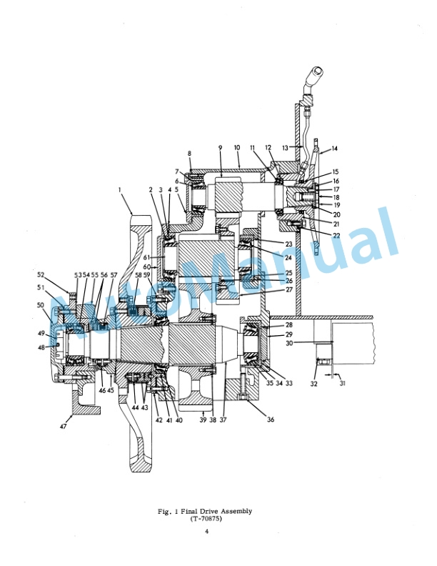 Fiatallis HD11, 11B Crawler Tractor Service Manual 70682019 3 Fiatallis HD11, 11B Crawler Tractor Service Manual 70682019-3