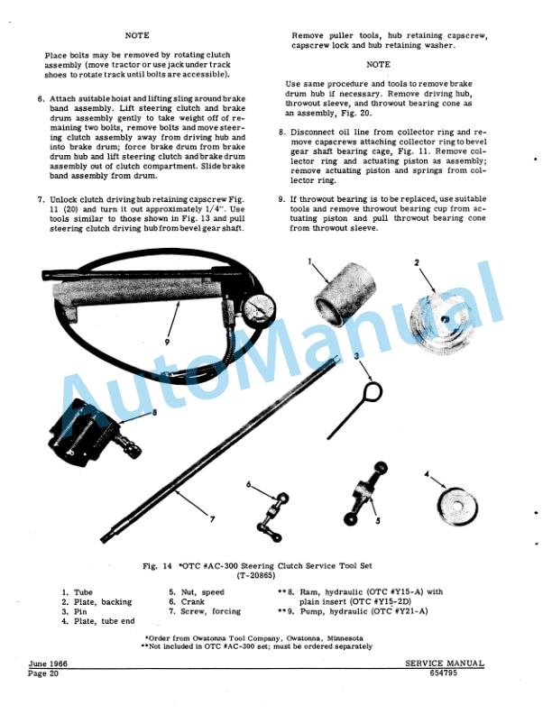 Fiatallis HD11E, HD11EP, HD11ES, HD11AG Crawler Tractor Service Manual 70654795 5 Fiatallis HD11E, HD11EP, HD11ES, HD11AG Crawler Tractor Service Manual 70654795-5