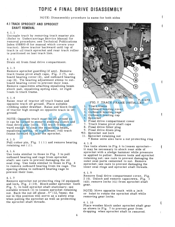 Fiatallis HD16, 16B, HD21 Crawler Tractor Service Manual 70686969 3 Fiatallis HD16, 16B, HD21 Crawler Tractor Service Manual 70686969-3