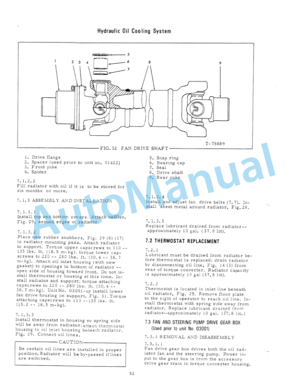 Fiatallis HD41, 41B Crawler Tractor Service Manual 70695274 3 Fiatallis HD41, 41B Crawler Tractor Service Manual 70695274-3