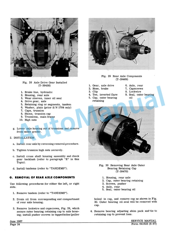 Fiatallis M100, 100B, 100C, 150C, 200C Motor Grader Service Manual 70641623 5 Fiatallis M100, 100B, 100C, 150C, 200C Motor Grader Service Manual 70641623 - Image 5
