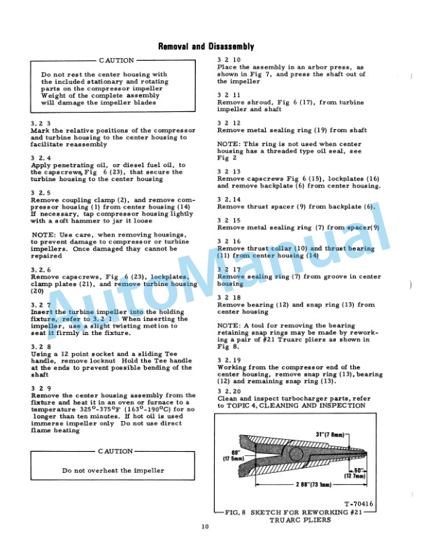 Fiatallis Turbo Charger Service Manual 70677064 4 Fiatallis Turbo Charger Service Manual 70677064-4