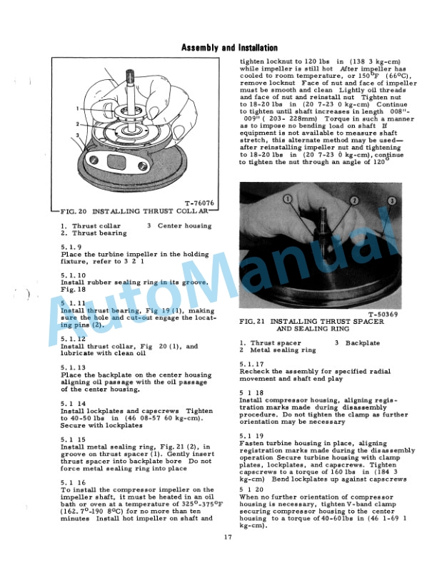 Fiatallis Turbo Charger Service Manual 70677064 5 Fiatallis Turbo Charger Service Manual 70677064-5