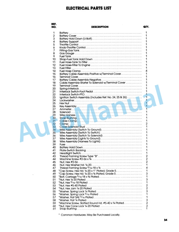 Ford New Holland 09GN2103, 09GN2105 LT11H Lawn Tractor Operation and Maintenance Manual 42001300 5 Ford New Holland 09GN2103, 09GN2105 LT11H Lawn Tractor Operation and Maintenance Manual 42001300 - Image 5