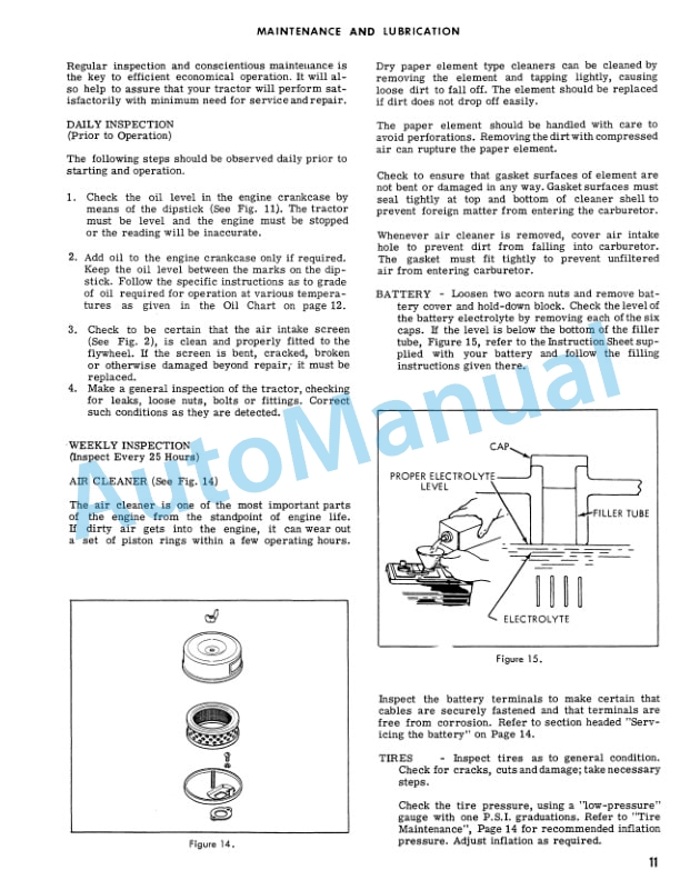 Ford New Holland 100, 120 Series Lawn and Garden Tractor Operation and Maintenance Manual 42010020-3