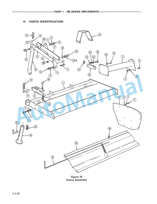 Ford New Holland 100 Series Implement Service Manual 40010090-5