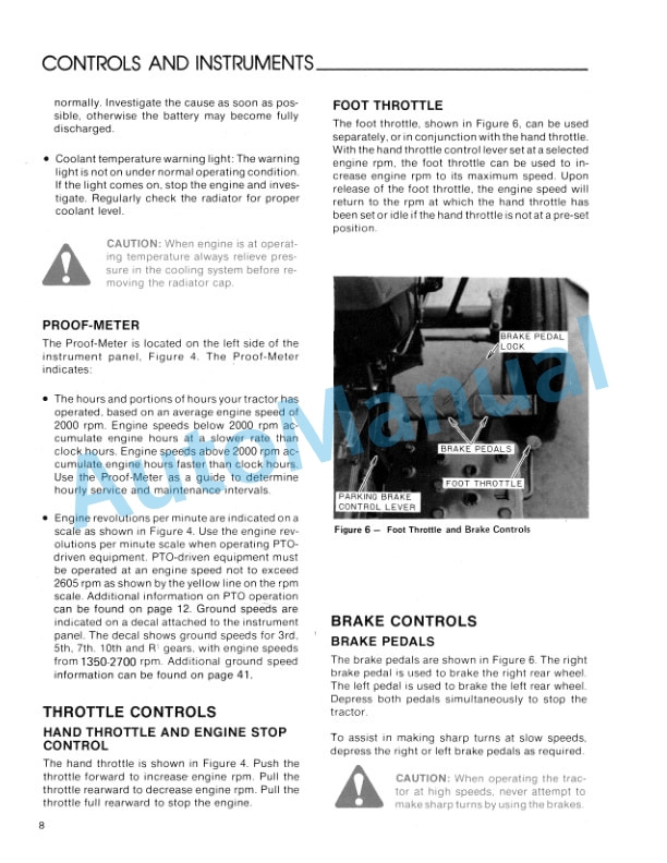Ford New Holland 1200 Tractor Operation and Maintenance Manual 42120010 2 Ford New Holland 1200 Tractor Operation and Maintenance Manual 42120010-2