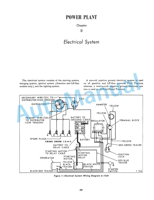 Ford New Holland 134, 172 4-Cylinder Gasoline And Diesel Engine Service Manual 40540160-3
