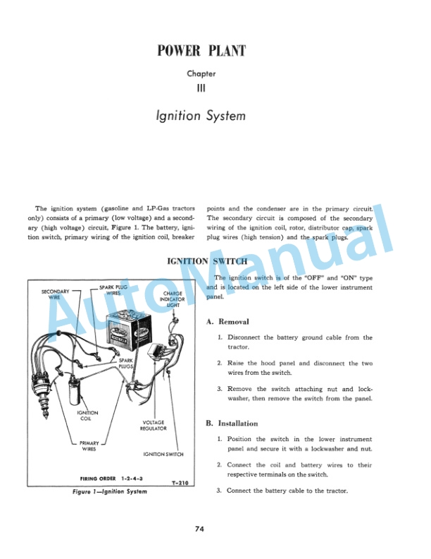 Ford New Holland 134, 172 4-Cylinder Gasoline And Diesel Engine Service Manual 40540160-4