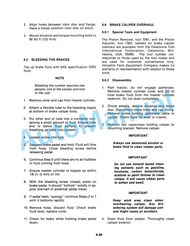 Ford New Holland 150, 160 Tractor Service Manual 40015011-3
