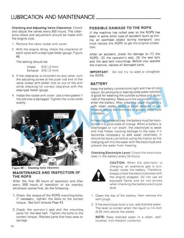 Ford New Holland 1700 Tractor Operation and Maintenance Manual 42170011-4