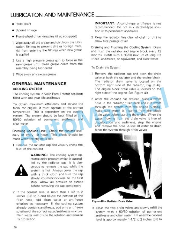 Ford New Holland 1710 Tractor Operation and Maintenance Manual 42171010-4