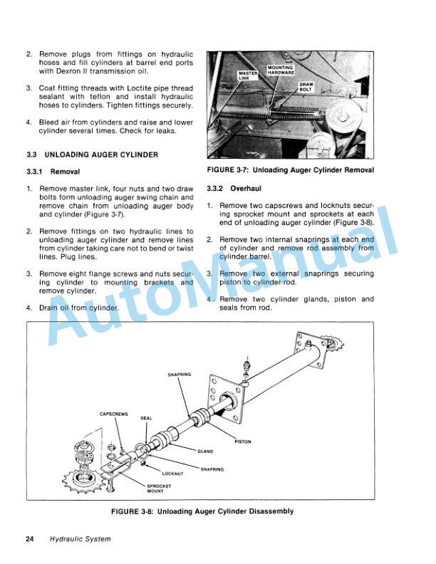 Ford New Holland 2000 Combine Tractor Service Manual 43200010-3