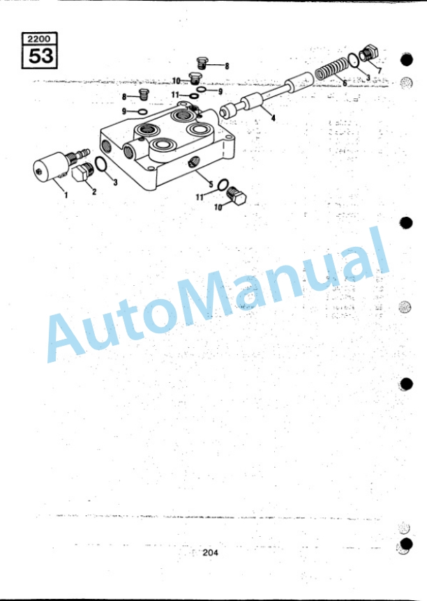 Ford New Holland 2200 Forage Harvester Service Parts Catalogue 4971019-4