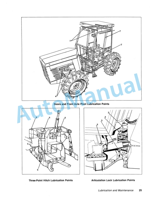 Ford New Holland 256, 276 Tractor Operation and Maintenance Manual 42025621 3 Ford New Holland 256, 276 Tractor Operation and Maintenance Manual 42025621-3