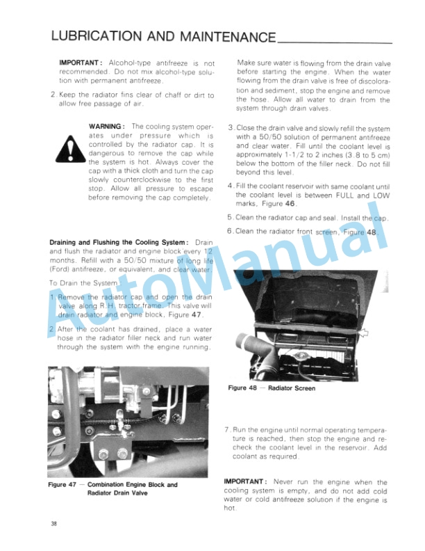 Ford New Holland 3415 Tractor Operation and Maintenance Manual 42341510 4 Ford New Holland 3415 Tractor Operation and Maintenance Manual 42341510-4
