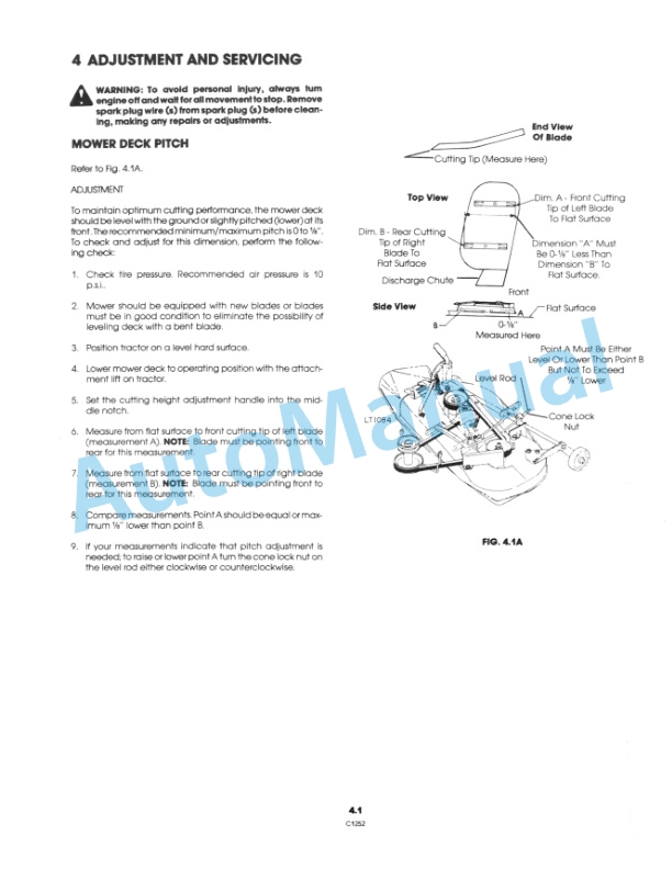 Ford New Holland 38in Mower Attachment Operation and Maintenance Manual 42643819 3 Ford New Holland 38in Mower Attachment Operation and Maintenance Manual 42643819-3