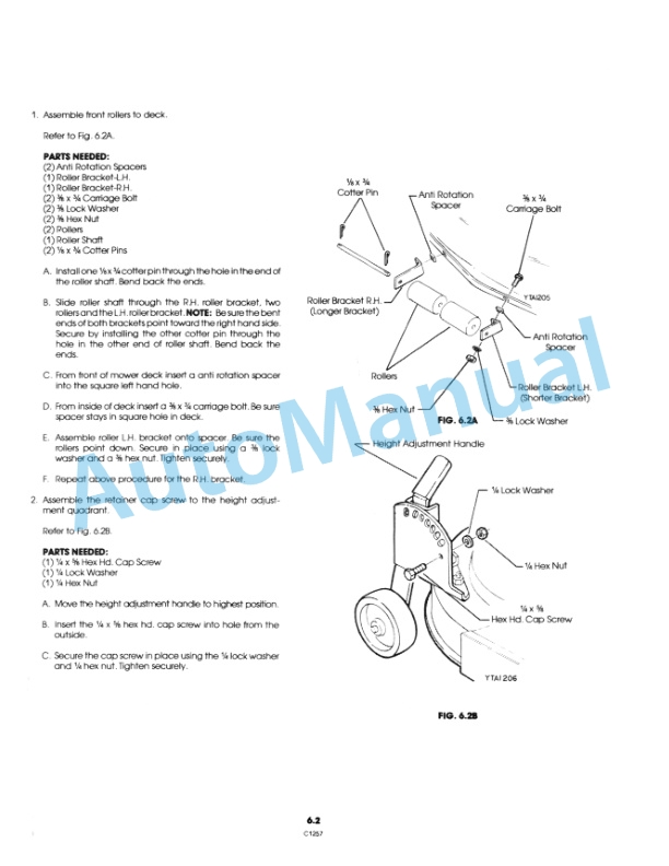 Ford New Holland 38in Mower Attachment Operation and Maintenance Manual 42643819 4 Ford New Holland 38in Mower Attachment Operation and Maintenance Manual 42643819-4