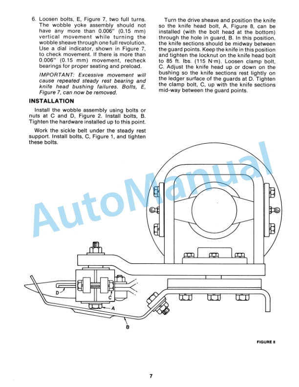 Ford New Holland 472, 477, 478, 479, 488 Haybine Mower-Conditioner Service Manual 40047253-3