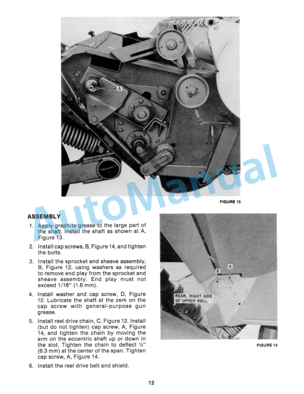 Ford New Holland 472, 477, 478, 479, 488 Haybine Mower-Conditioner Service Manual 40047253-4
