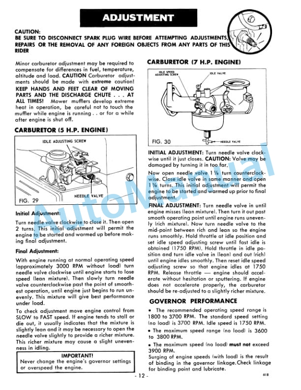 Ford New Holland 51, 60, 65 Rider Mower Tractor Operation and Maintenance Manual 42005130 4 Ford New Holland 51, 60, 65 Rider Mower Tractor Operation and Maintenance Manual 42005130-4