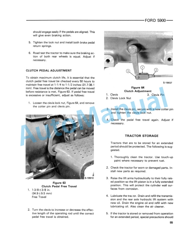 Ford New Holland 5900 Tractor Operation and Maintenance Manual 42590010 5 Ford New Holland 5900 Tractor Operation and Maintenance Manual 42590010-5