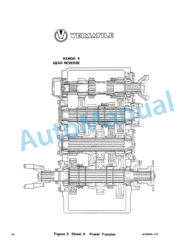 Alternative view of Ford New Holland 700, 900 4 Wheel Drive Tractor Service Manual 40070020