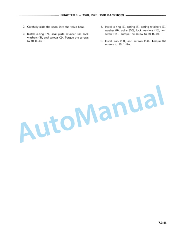 Ford New Holland 700 Series Implement Service Manual 40070090-3