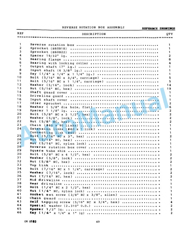 Ford New Holland 715B Series Rear Mounted Two Stage Snowblower Operation and Maintenance Manual 42648030 5 Ford New Holland 715B Series Rear Mounted Two Stage Snowblower Operation and Maintenance Manual 42648030-5