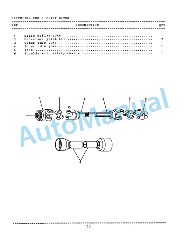 Ford New Holland 715C Series Rear Mounted Two Stage Snowblower Operation and Maintenance Manual 42648010-5