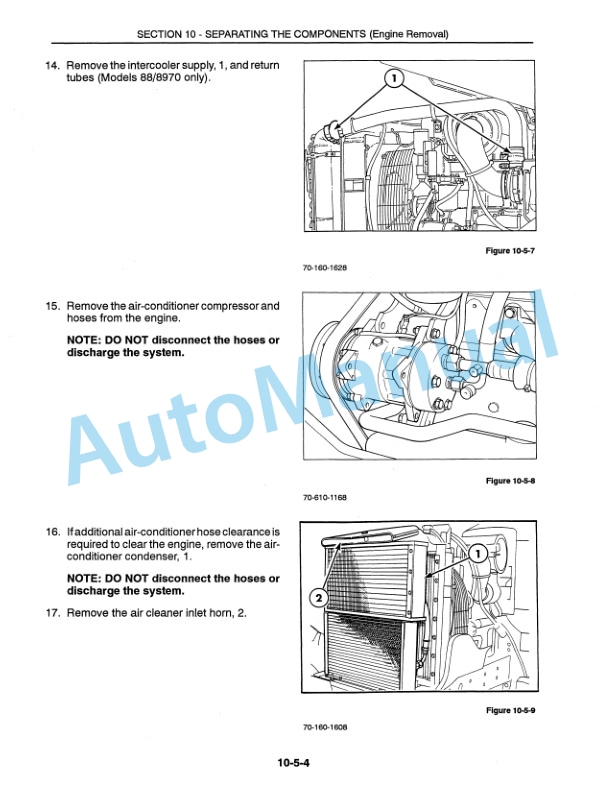 Ford New Holland 8670, 8770, 8870, 8970 Tractor Service Manual 40807010-4