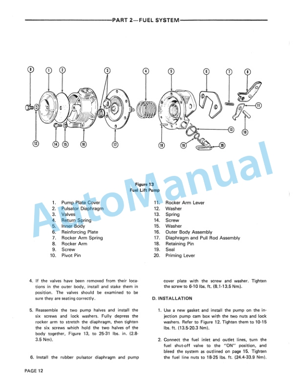 Ford New Holland 8700, 9700 Tractor Repair Manual 40870020-2