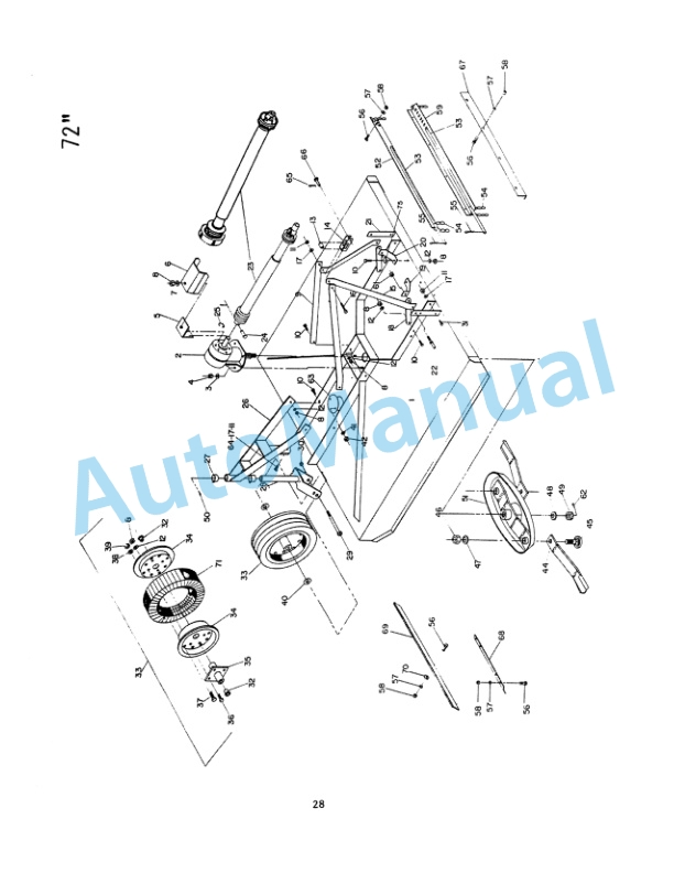 Ford New Holland 951, 951A Series Rotary Cutter Operation and Maintenance Manual 42095120 5 Ford New Holland 951, 951A Series Rotary Cutter Operation and Maintenance Manual 42095120-5
