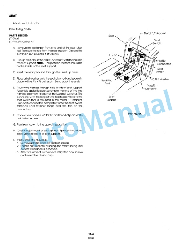 Ford New Holland 9800987 LGT 10, 9800988 LGT 12 Garden Tractor Operation and Maintenance Manual 42001221 4 Ford New Holland 9800987 LGT 10, 9800988 LGT 12 Garden Tractor Operation and Maintenance Manual 42001221 - Image 4