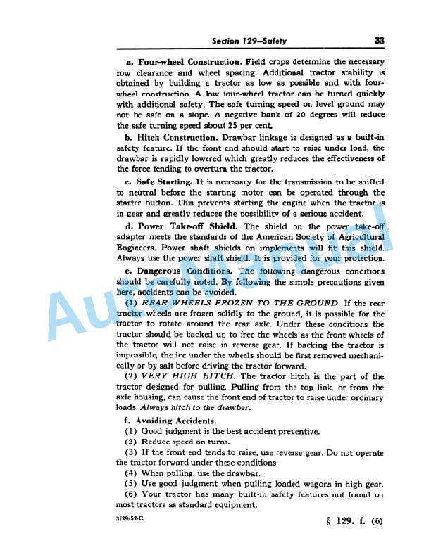 Ford New Holland 9N, 2N, 8N Tractor Operation and Maintenance Manual 42000830 2 Ford New Holland 9N, 2N, 8N Tractor Operation and Maintenance Manual 42000830-2