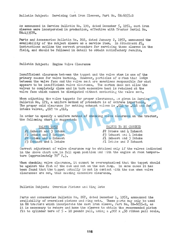 Ford New Holland 9N, 2N, 8N Tractor Service Manual 40000230-5