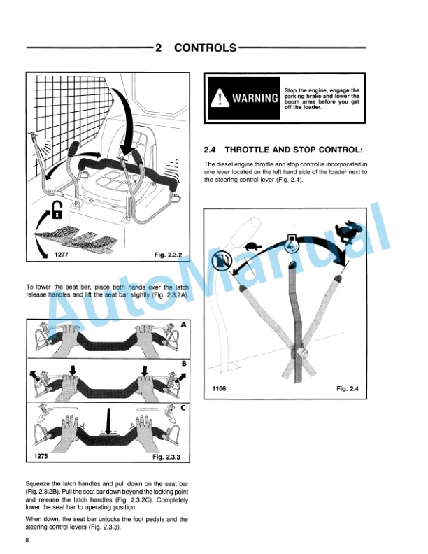Ford New Holland CL 55, CL 65 Compact Loader Operation and Maintenance Manual 42005520-2