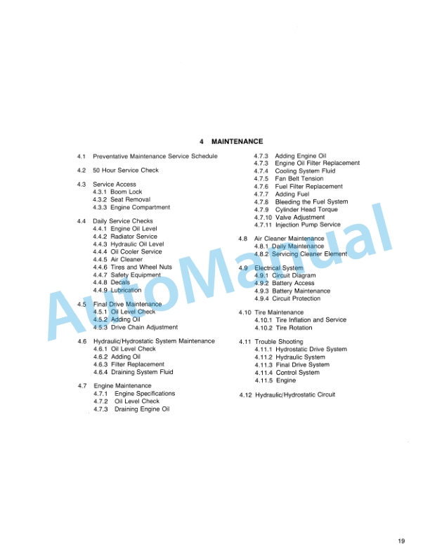 Ford New Holland CL 55, CL 65 Compact Loader Operation and Maintenance Manual 42005520-3