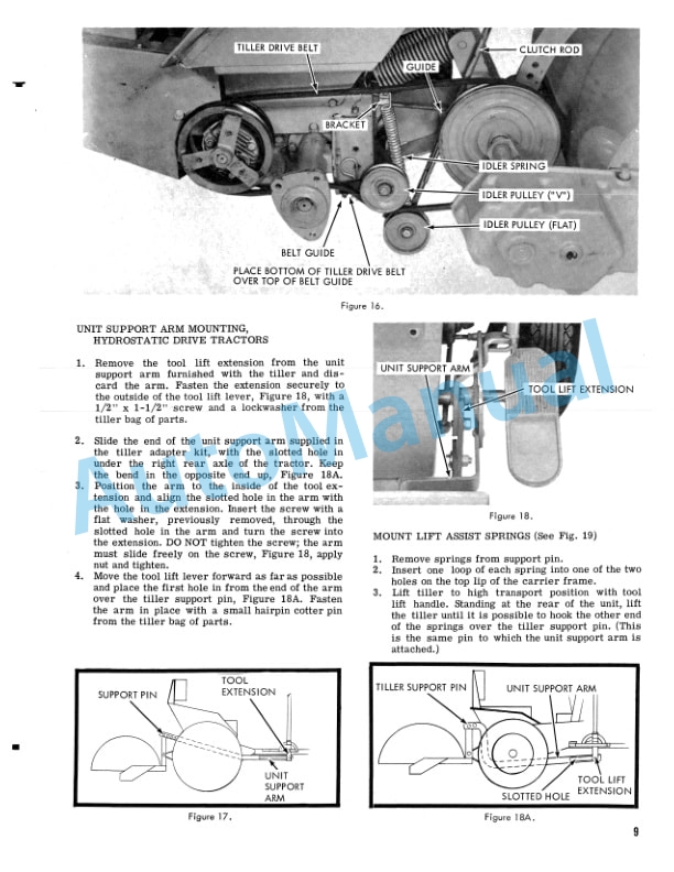 Ford New Holland Tiller-32-Inch Ford 80 and 100 Lawn and Garden Tractor Operation and Maintenance Manual 42641053-4