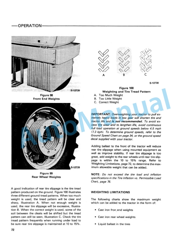 Ford New Holland TW-25, TW-35 Tractor Operation and Maintenance Manual 42002520 4 Ford New Holland TW-25, TW-35 Tractor Operation and Maintenance Manual 42002520 - Image 4