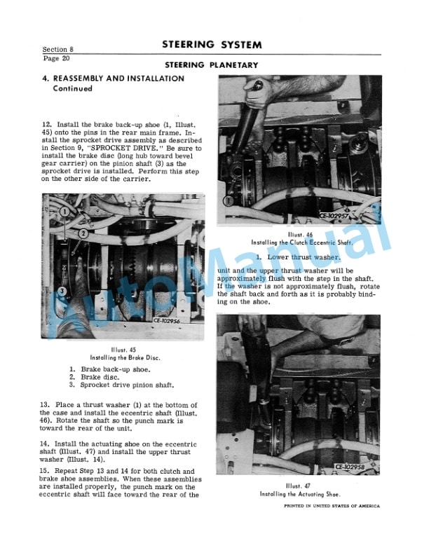 Komatsu 100, 125, TD-7, TD-8 Series C,E Loader Shop Manual ISS-1543 4 Komatsu 100, 125, TD-7, TD-8 Series C,E Loader Shop Manual ISS-1543-4