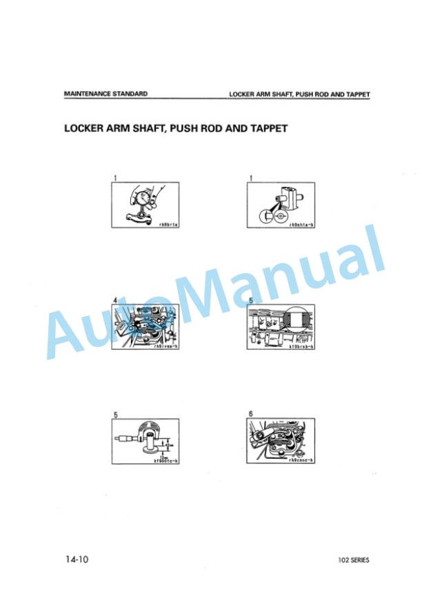 Komatsu 102 Series Diesel Engine Shop Manual 6D102E-BE1 5 Komatsu 102 Series Diesel Engine Shop Manual 6D102E-BE1-5