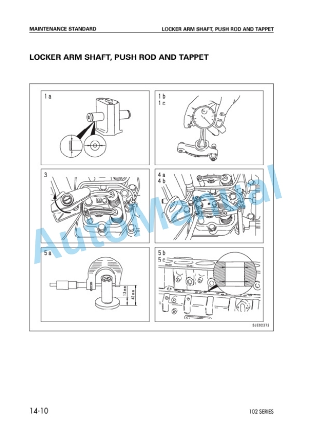 Komatsu 102 Series Diesel Engine Shop Manual 6D102E-BE2 5 Komatsu 102 Series Diesel Engine Shop Manual 6D102E-BE2-5