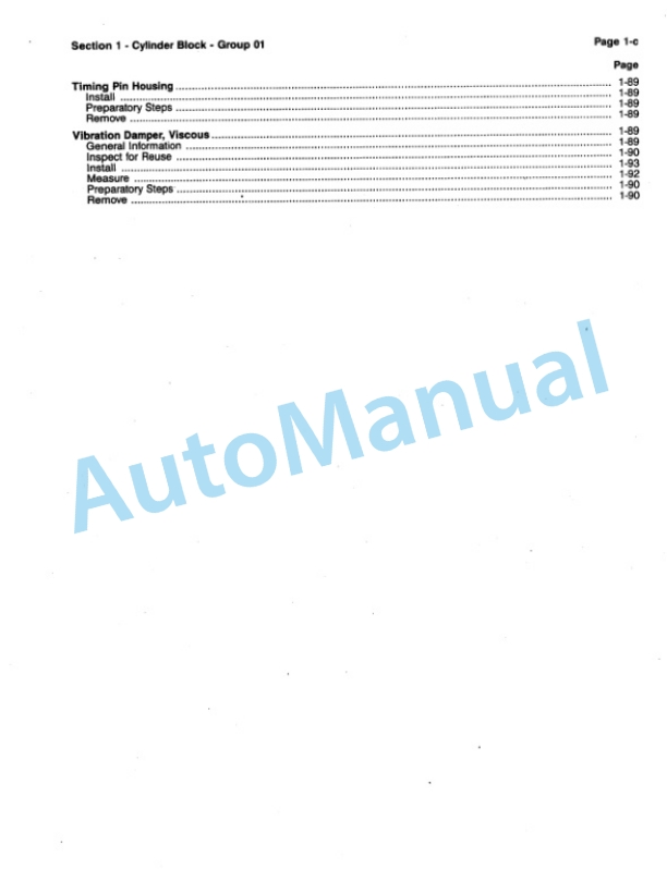 Komatsu 102 Series Diesel Engine Shop Manual SEBM030700 2 Komatsu 102 Series Diesel Engine Shop Manual SEBM030700-2