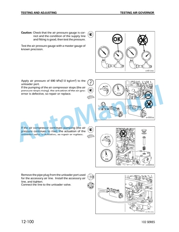 Komatsu 102 Series Diesel Engine Shop Manual SM140 4 Komatsu 102 Series Diesel Engine Shop Manual SM140 - Image 4