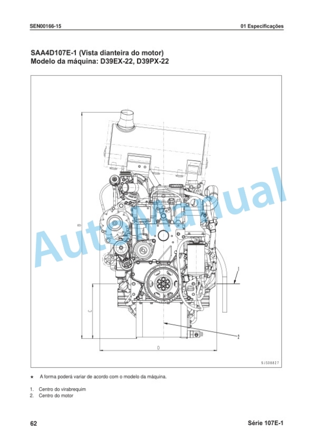 Komatsu 107E-1 Series Motor Shop Manual KPBM016122 2 Komatsu 107E-1 Series Motor Shop Manual KPBM016122-2